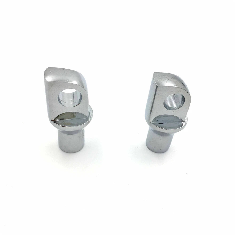 Chrome Foot Pegs Adapter for Harley Touring Electra Glide Dyna (2000–2023)