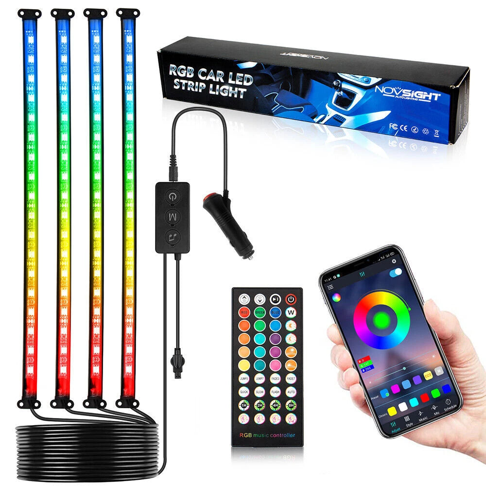 LED RGB Light Strip for Universal Car Interior (Remote Control)