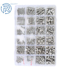 Set of 600 Stainless Steel Bolts and Nuts for Locks