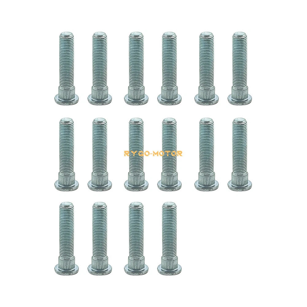 16PCS Front Wheel Studs for Polaris Ranger RZR 4 570 800 900 Diesel XP (2010–2022)