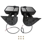 Set of 2 Manual Signal Tow Mirrors for Chevy Silverado Sierra 1500 2500 3500