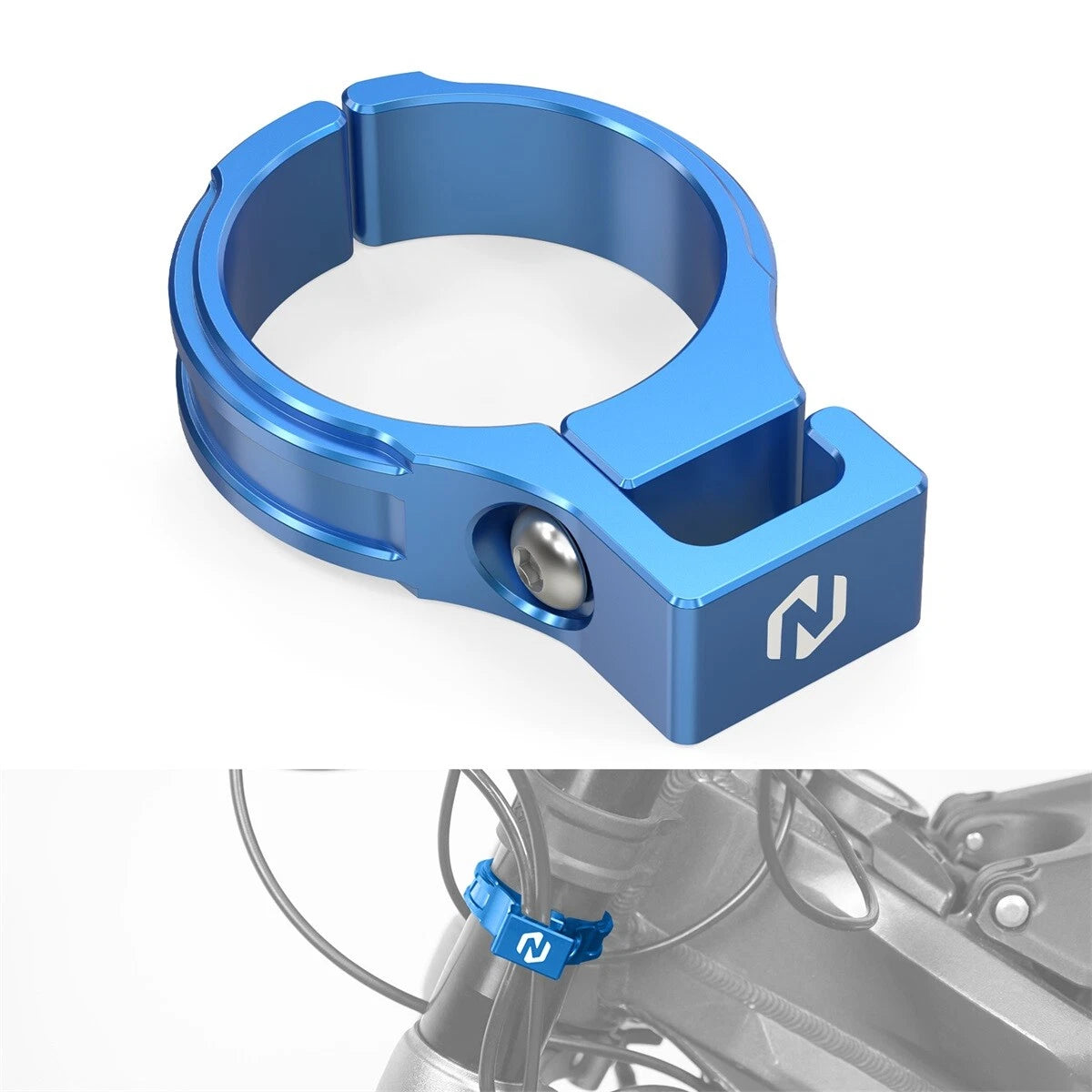 Front Fork Hose Brake Line Holder for Surron Light Bee S X L1E (2018–2023) Blue