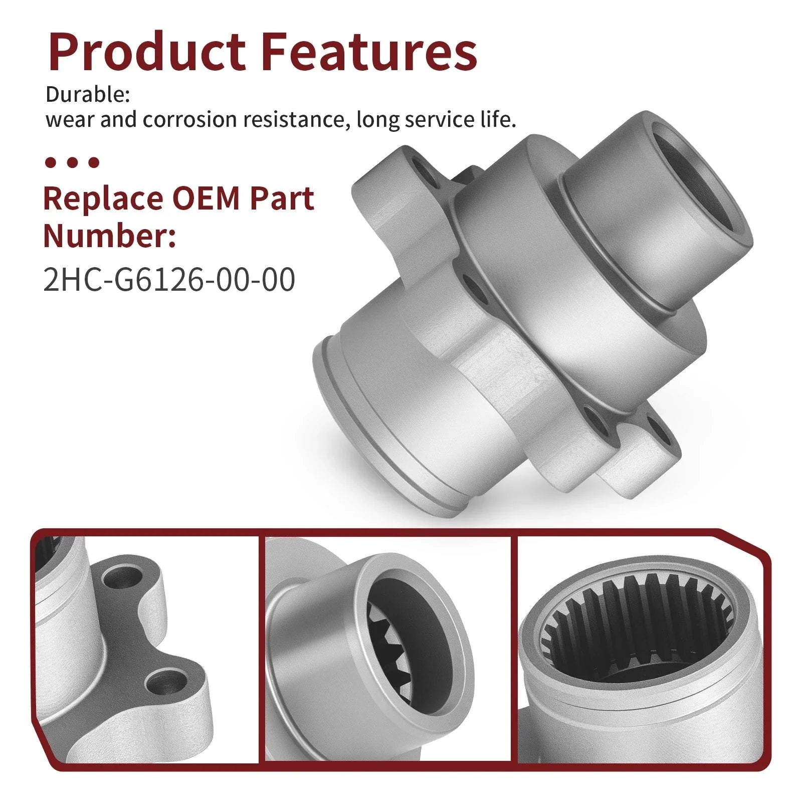 Coupling for Yamaha YXZ1000R SS XT-R (2020–2024)
