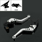 Short Brake Clutch Levers for Honda CBR500R (2013–2014) Silver T9