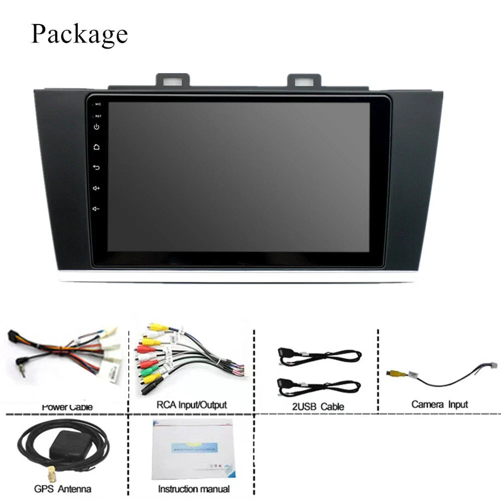 9" Android 12.0 Stereo Radio GPS Nav for 2015-2018 Subaru Legacy Outback