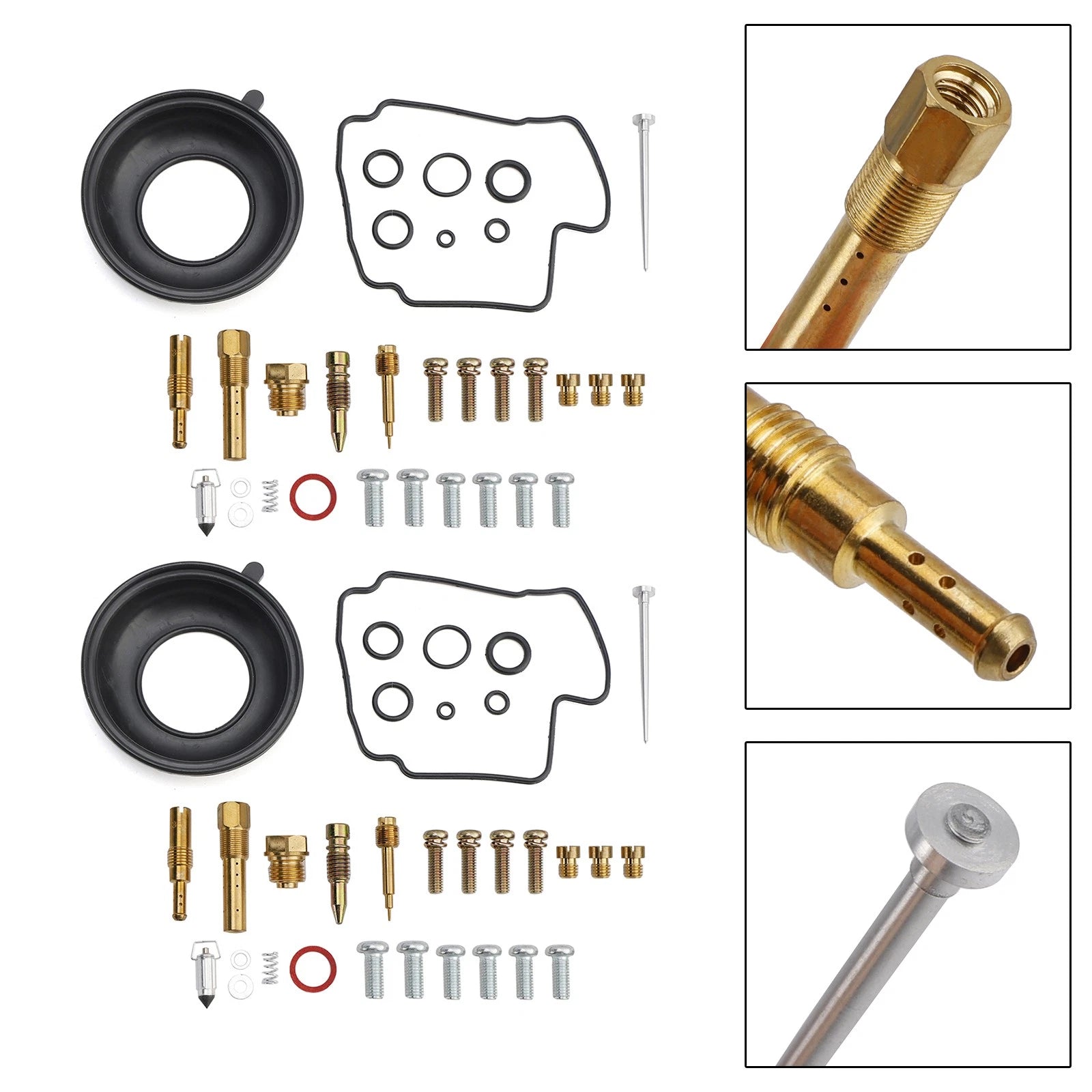 Set of 2 Carburetor Rebuild Repair Kit for Honda CBR250R (1986–1988)