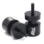 Black Swingarm Spool 6mm for Yamaha FZ6 (2004–2008) / R1 YZF-R1 (1998–2015) / YZF600R (2005)