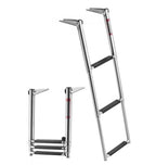 3-Step Telescoping Ladder for Marine (Stainless Steel)