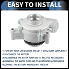 Water Pump for Chevrolet Captiva Sport (2010–2015) No. 24439798 w/ Rubber Ring Kit