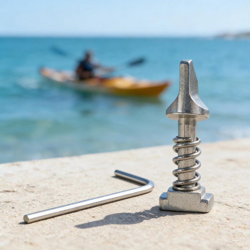Set of 4 Stainless Steel Quick Release Fin Screws for Surfboards