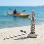 Set of 4 Stainless Steel Quick Release Fin Screws for Surfboards