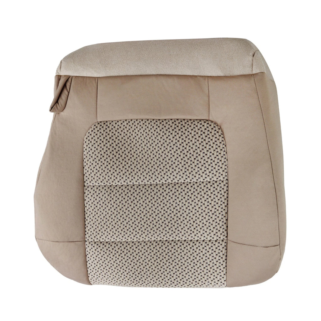 Brown Two-Tone Fabric Seat Cover for Ford F150 XLT (2000–2003)