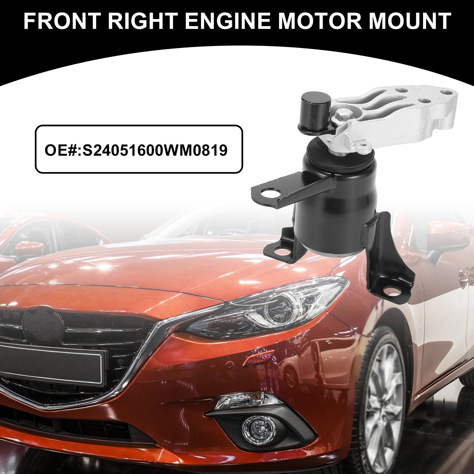 Front Right Engine Motor Mount for Mazda 2 (2011–2013)