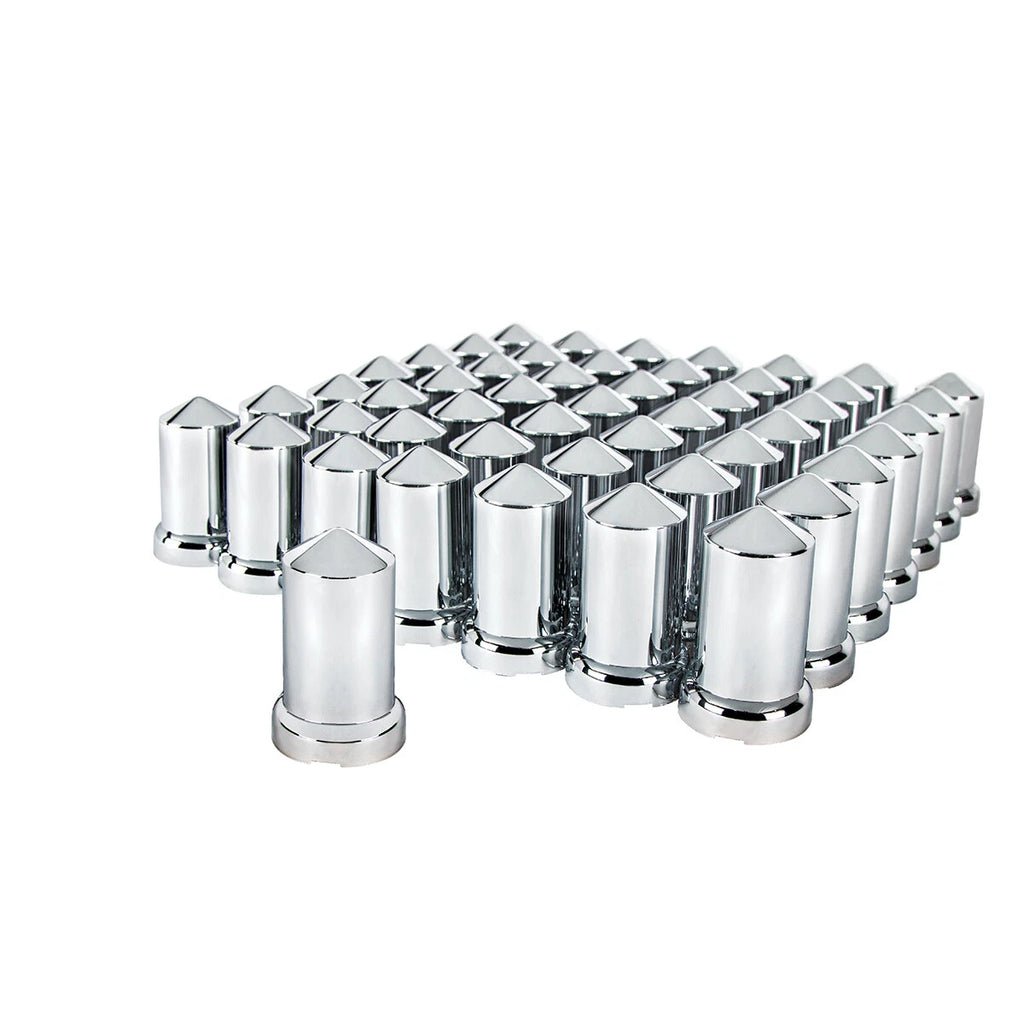 Chrome Lug Nut Covers Push-On 33mm for Toyota Tacoma (2012–2023)