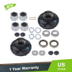 Set of 2 Trailer Hub Kits for 3 (5 on 4.5)