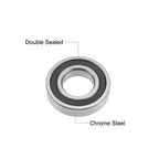 Set of 2 Ball Bearings 16003-2RS for 17x35x8mm Applications
