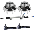Steering Rack, Outer Tie Rod Ends, Wheel Hub Bearing for GMC Sierra 1500 (1999–2003)
