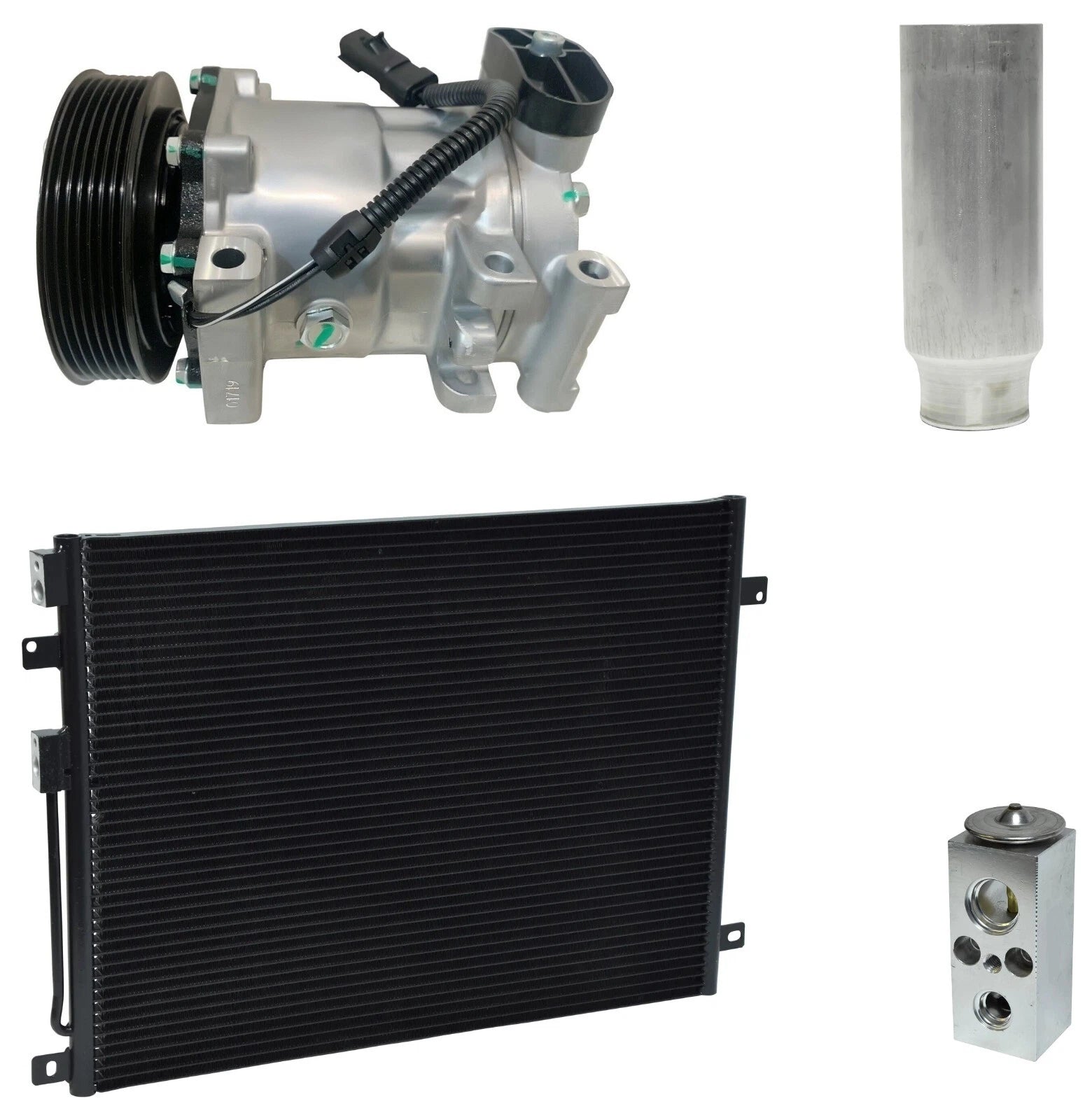 A/C Compressor Kit With Condenser for Dodge Durango 5.9L (2001–2003)