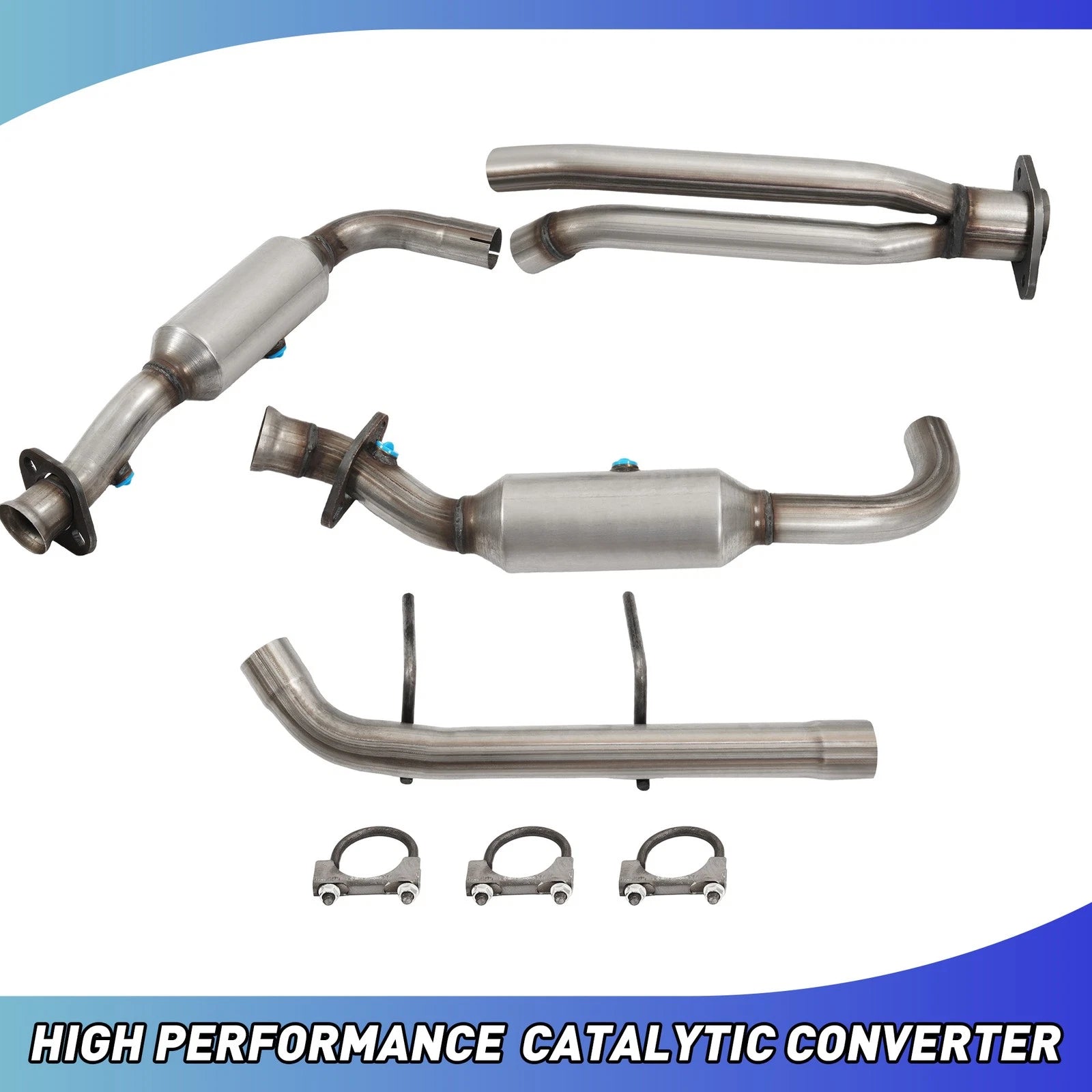 Set of 2 Catalytic Converters for Ford F-150 3.7L (2011–2014)