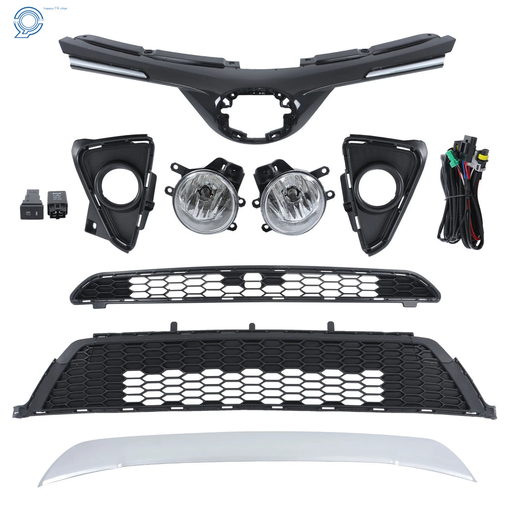 Grille and Fog Lights Kit for RAV4 SE (2016-2018)
