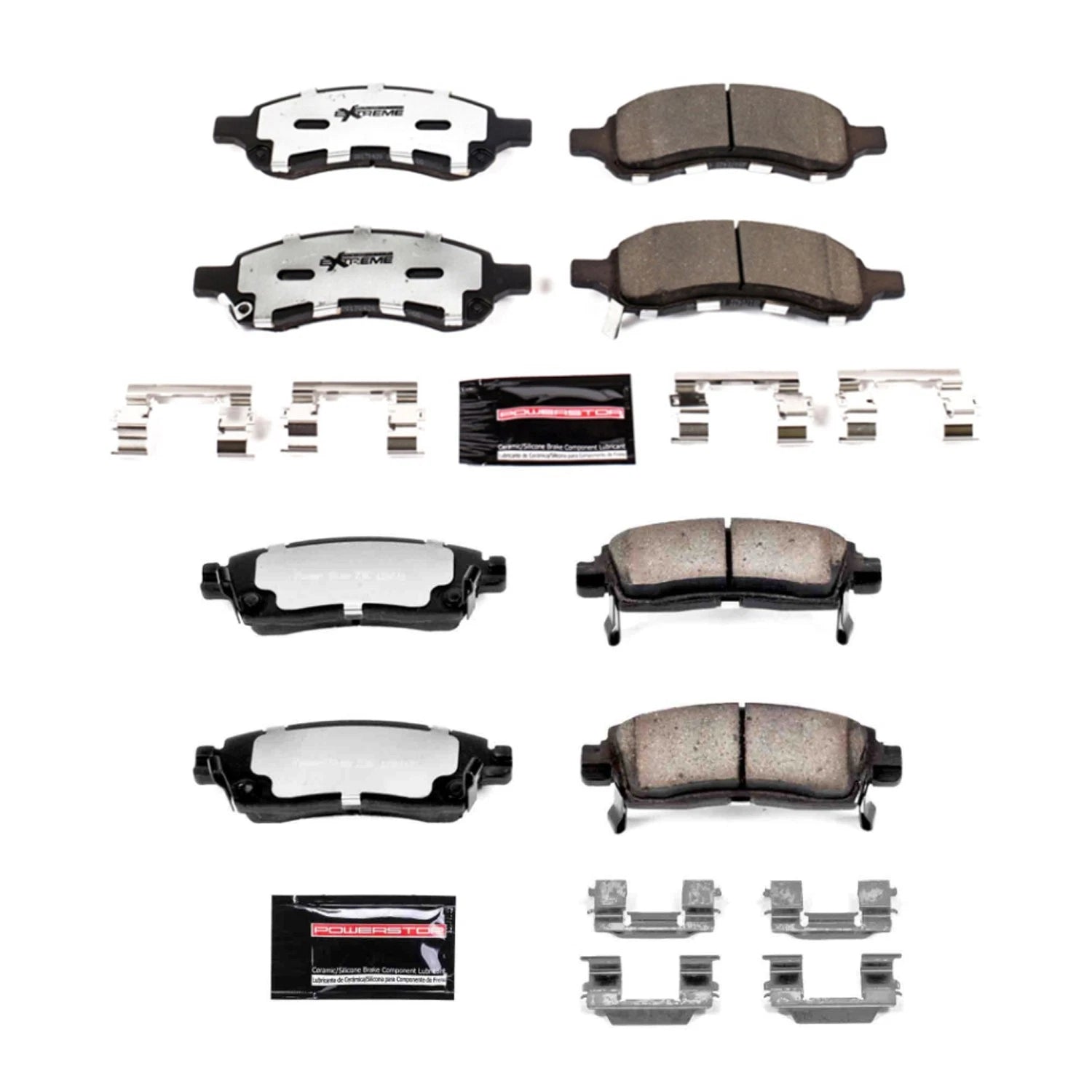 PowerStop Z36 Carbon-Fiber Ceramic Disc Brake Pad Kit for Trailblazer (2002–2009)
