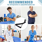 Neck Stretcher Strap for Physical Therapy & Curve Recovery - Black