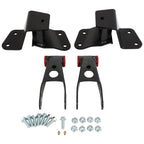 4" Drop Shackles & Hangers for Chevy GMC C1500 (1988–1998)
