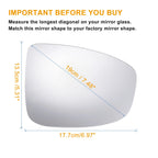 Heated Right Side Mirror Glass w/ Backing Plate for Mazda CX-5 (2013–2014)