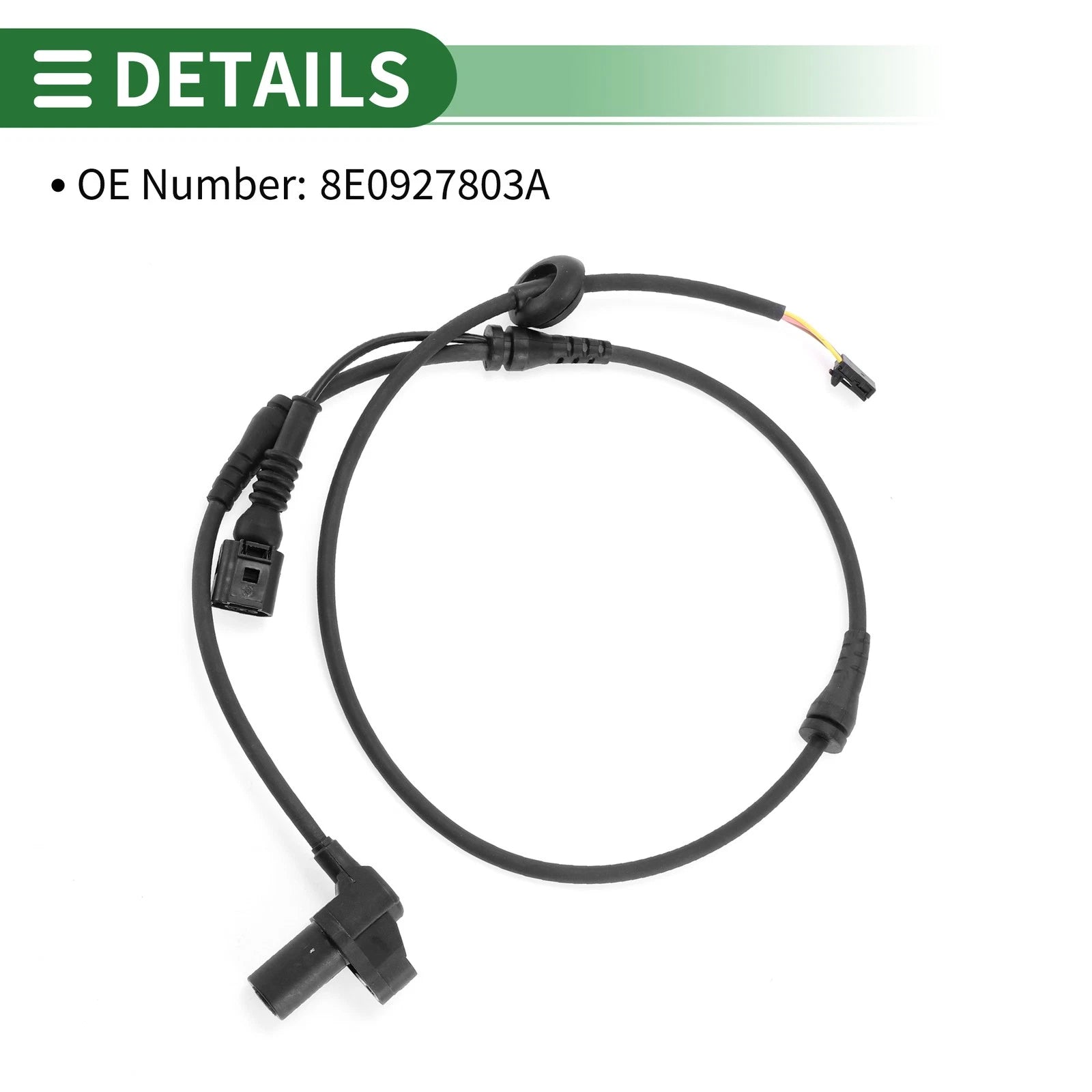 ABS Wheel Speed Sensor No. 8E0927803A for Audi A4 (2000–2005)