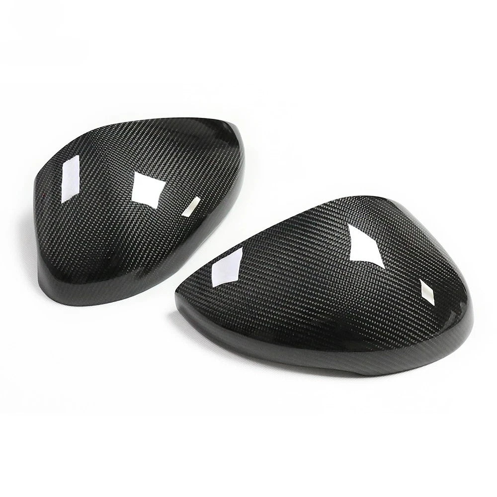 Pair Carbon Fiber Side Mirror Cover Caps for Honda Civic (2022–2026)
