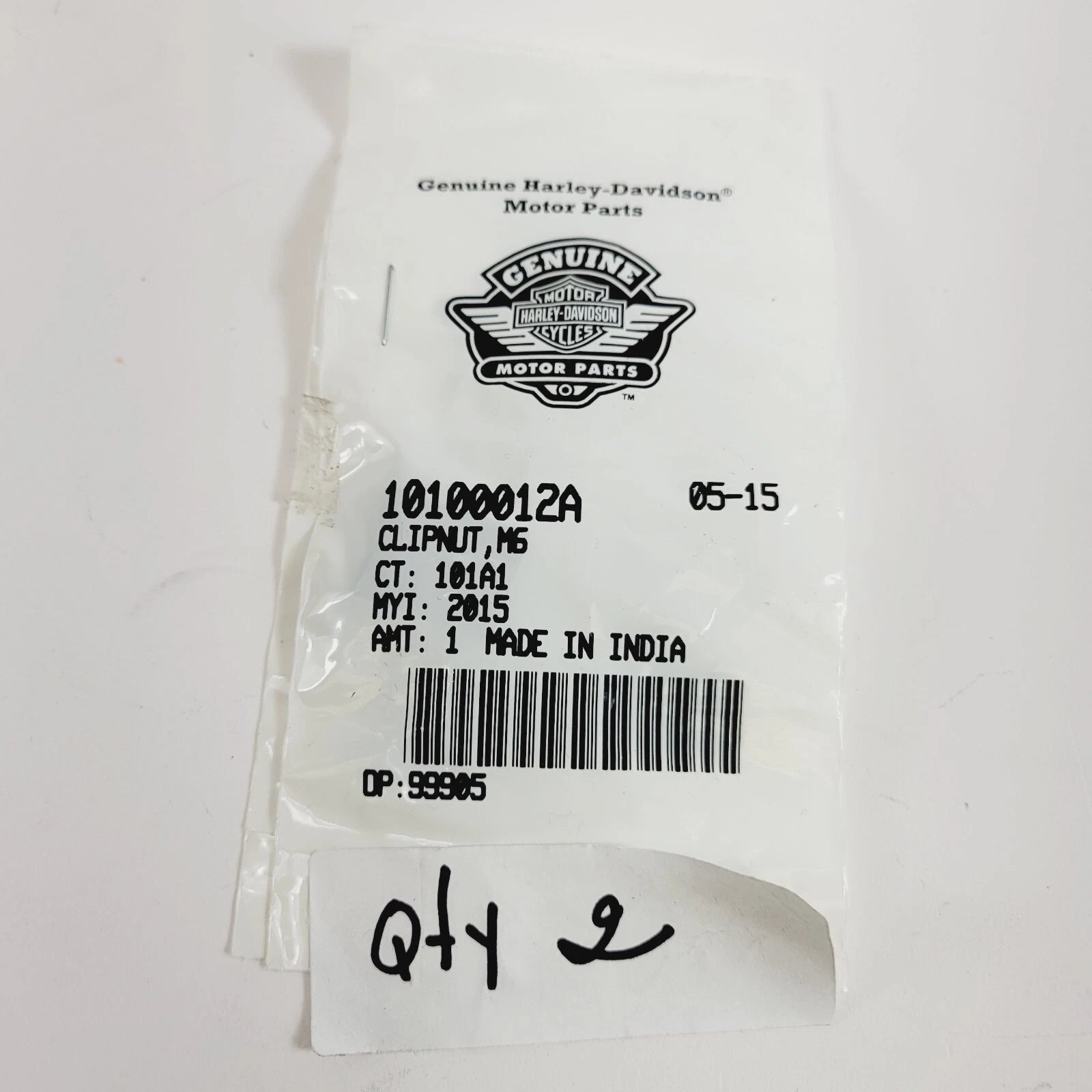 Plate Spring Nut for Harley-Davidson Street 750 (2014–2020) 10100012A