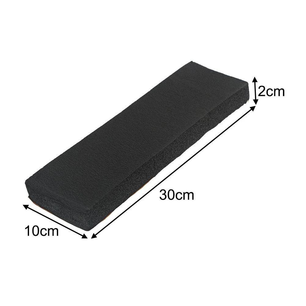Garage Car Door Protector Foam Block for Parking (Black)
