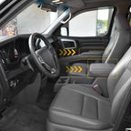 Gray Door Panel Armrest Center Console Cover for Honda Ridgeline (2006-2014)