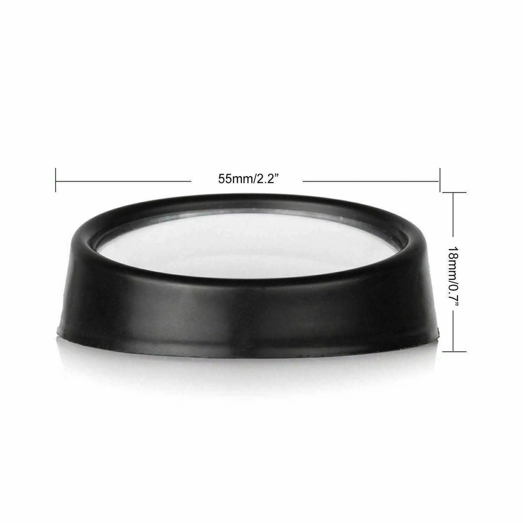 2PCS Side Rear View Blind Spot Mirrors for Universal Fit (HD Wide Angle)