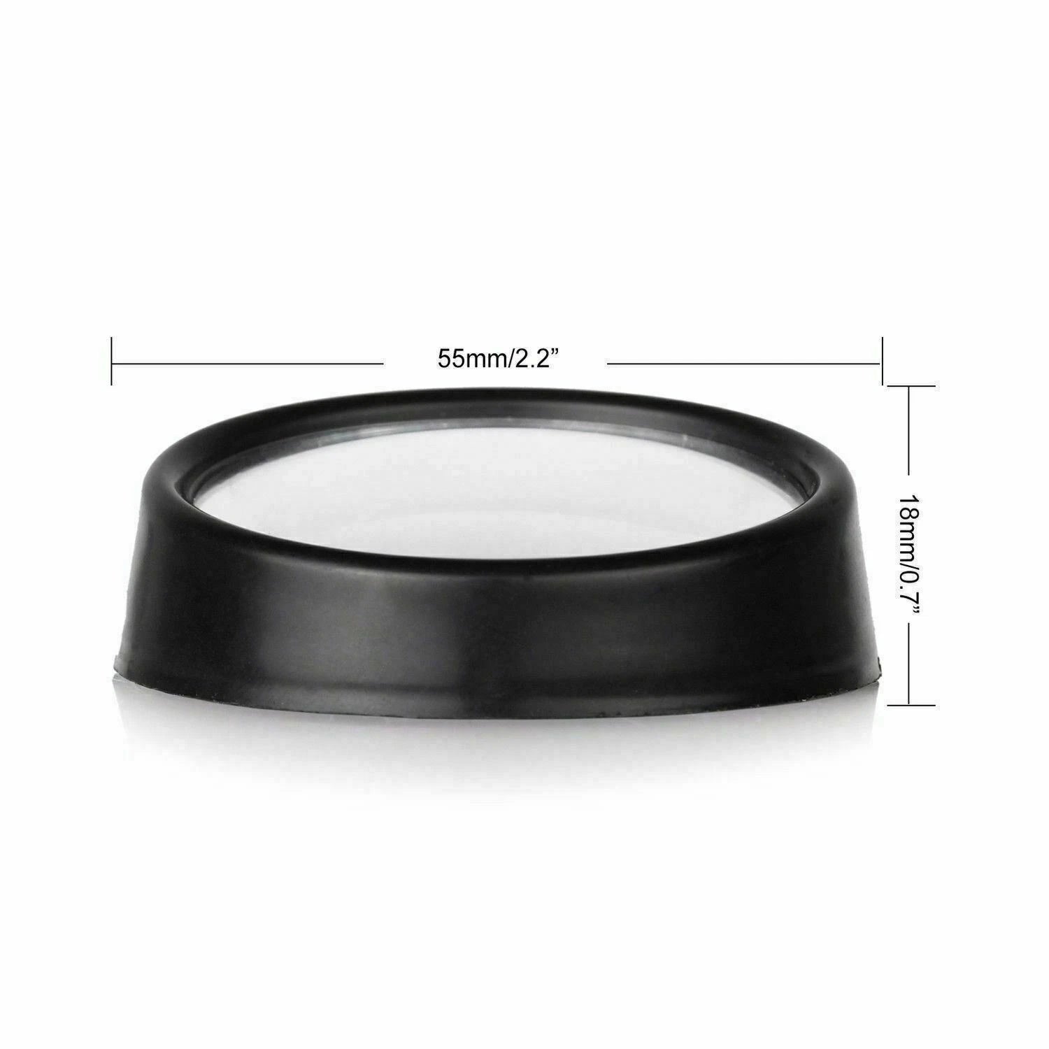 2PCS Side Rear View Blind Spot Mirrors for Universal Fit (HD Wide Angle)