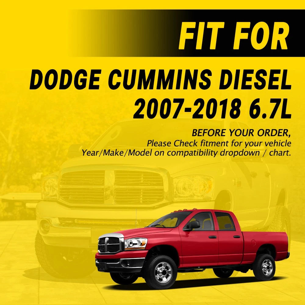 Set of 6 Fuel Injector Lines for Dodge Cummins 6.7L (2007–2018) 4935974