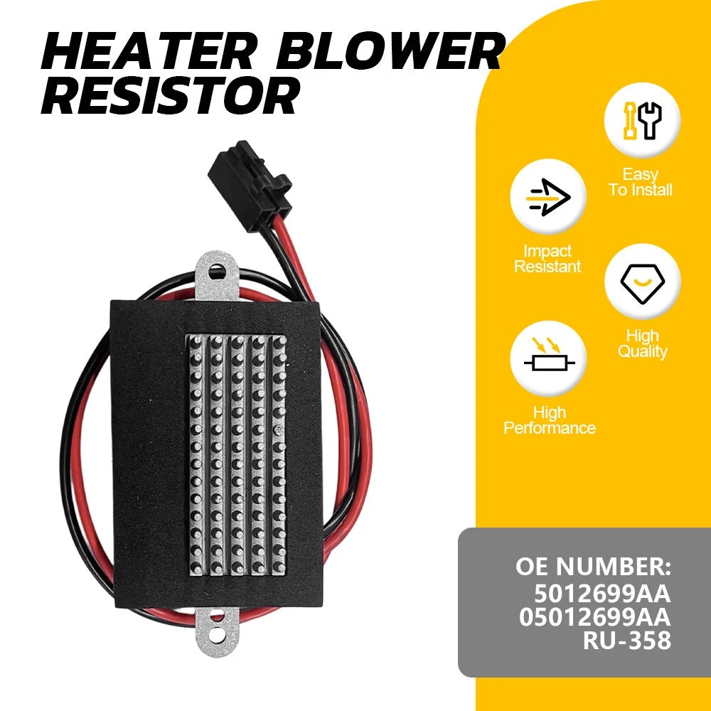 Heater Blower Motor Resistor 5012699AA for Jeep Grand Cherokee (1999–2004)