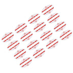 Set of 16 Unleaded Only Gas Cap Fuel Labels for Universal Use