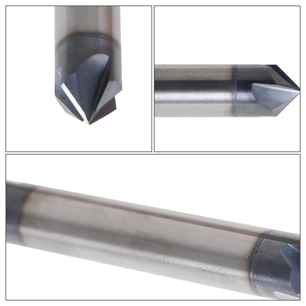 2X 3/8" 90 Degree Chamfer Mill for Automotive Applications