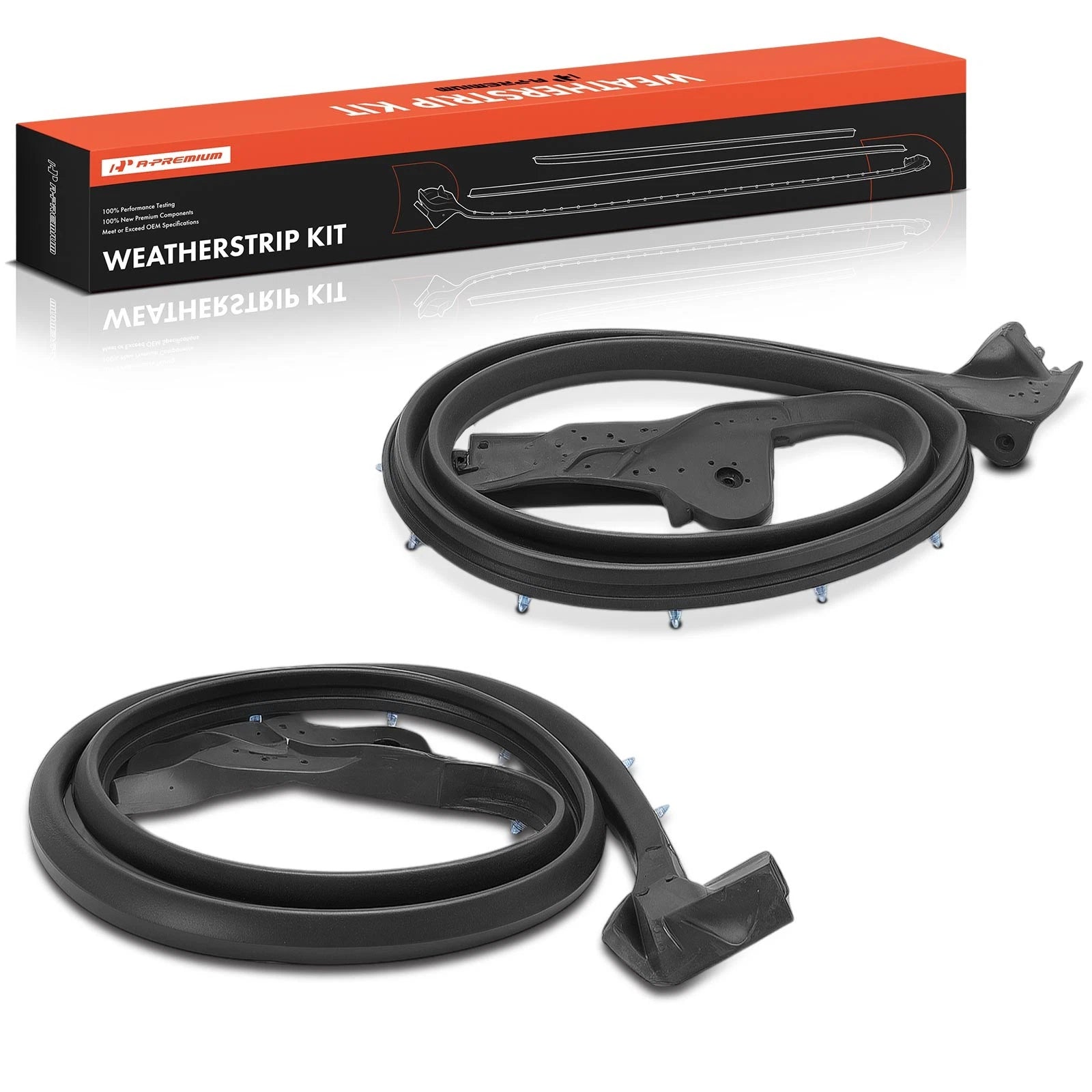 2X Door Weatherstrip Seal for Chevrolet Corvette (1990–1996)