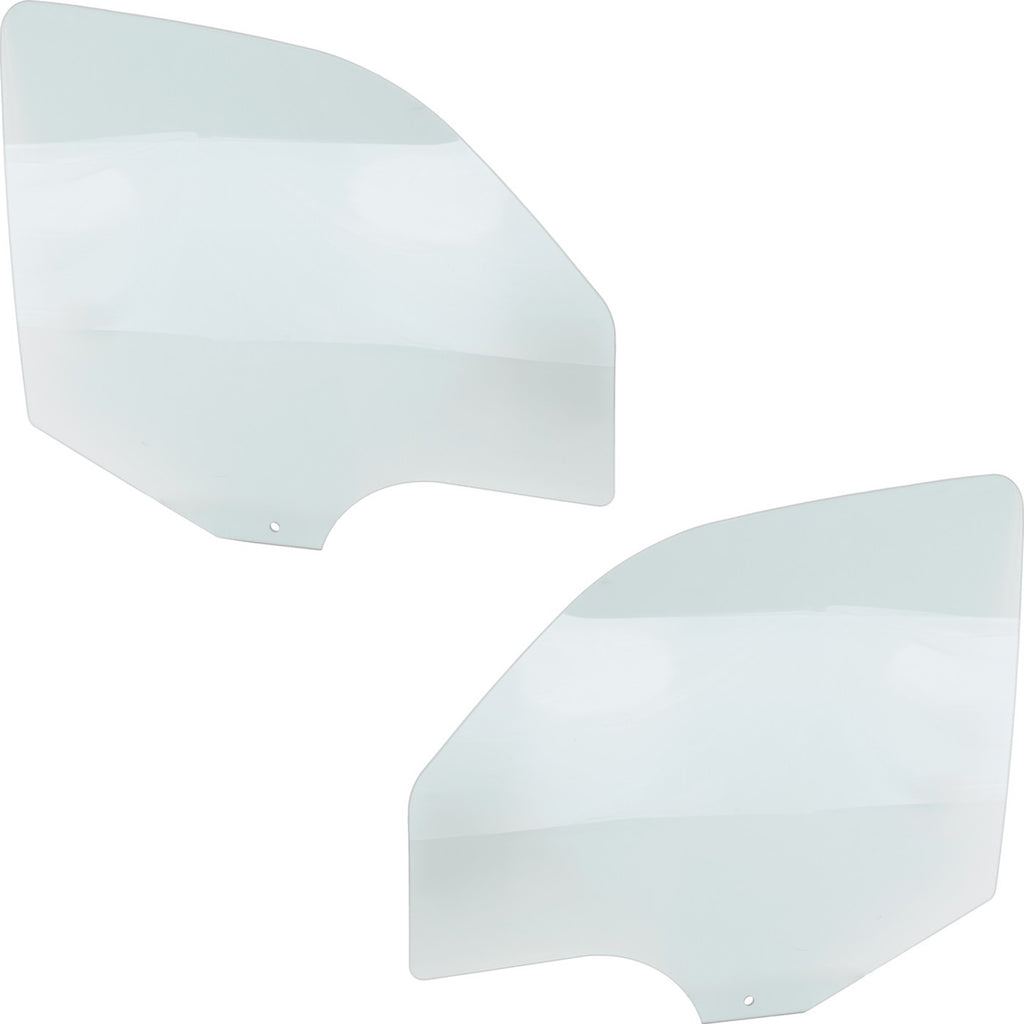 Set of 2 Front Door Glasses for Dodge Nitro