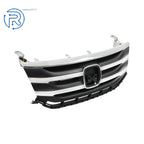 Front Upper Grill for Honda Odyssey (2011-2013) Black with Chrome Trim
