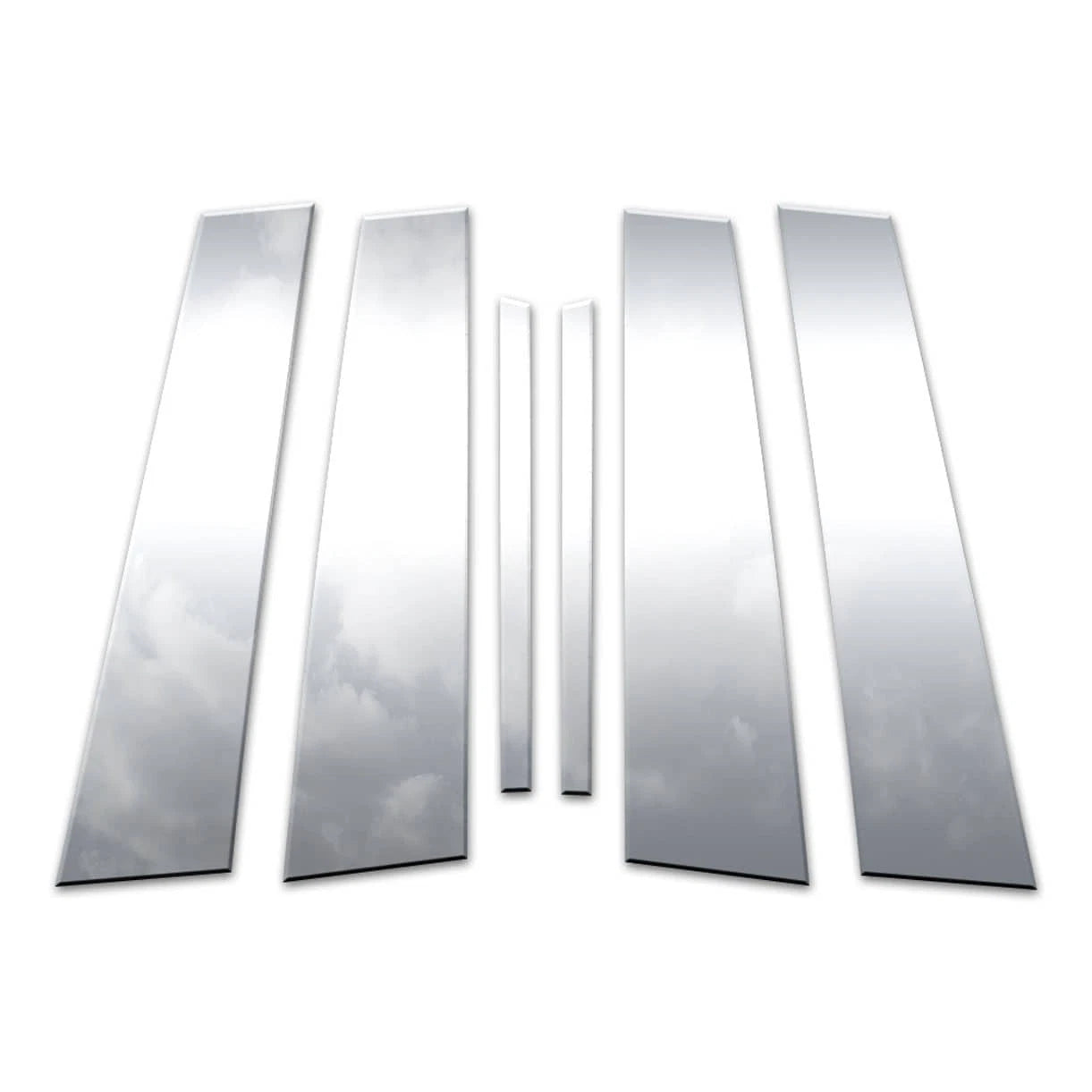 Diamond Grade 6pc Stainless Steel Pillar Post Covers for 2019-2024 Lexus UX