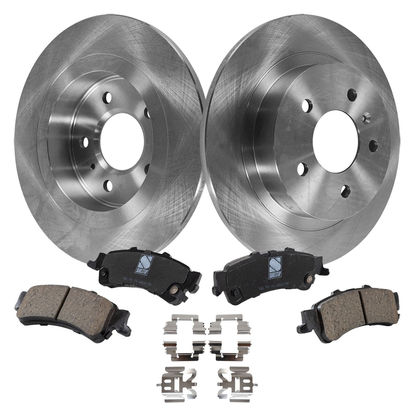 Rear Brake Disc and Pad Kit for Cadillac DTS (2006–2011)