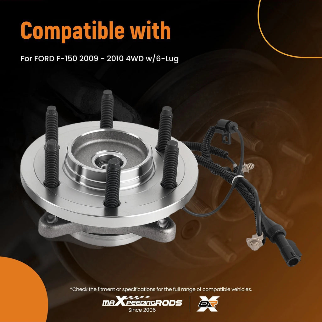Front Wheel Bearing Hub Kit for Ford F-150 4WD (2009-2010)