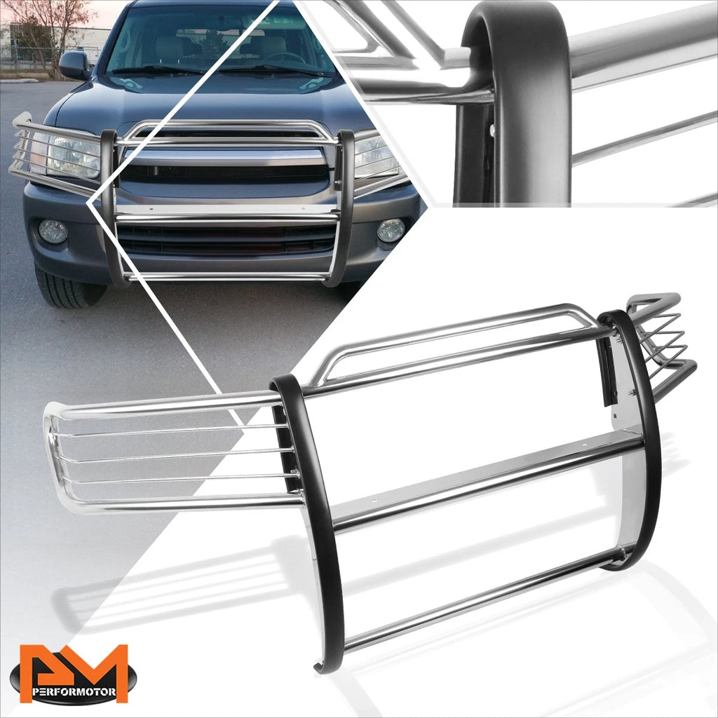 Stainless Steel Front Bumper Brush Grille Guard for Toyota Sequoia (2001–2007)