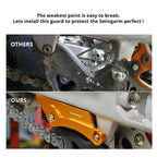 Billet Swingarm Chain Guide Tab Guard for KTM 690 Enduro R (2010–2022)