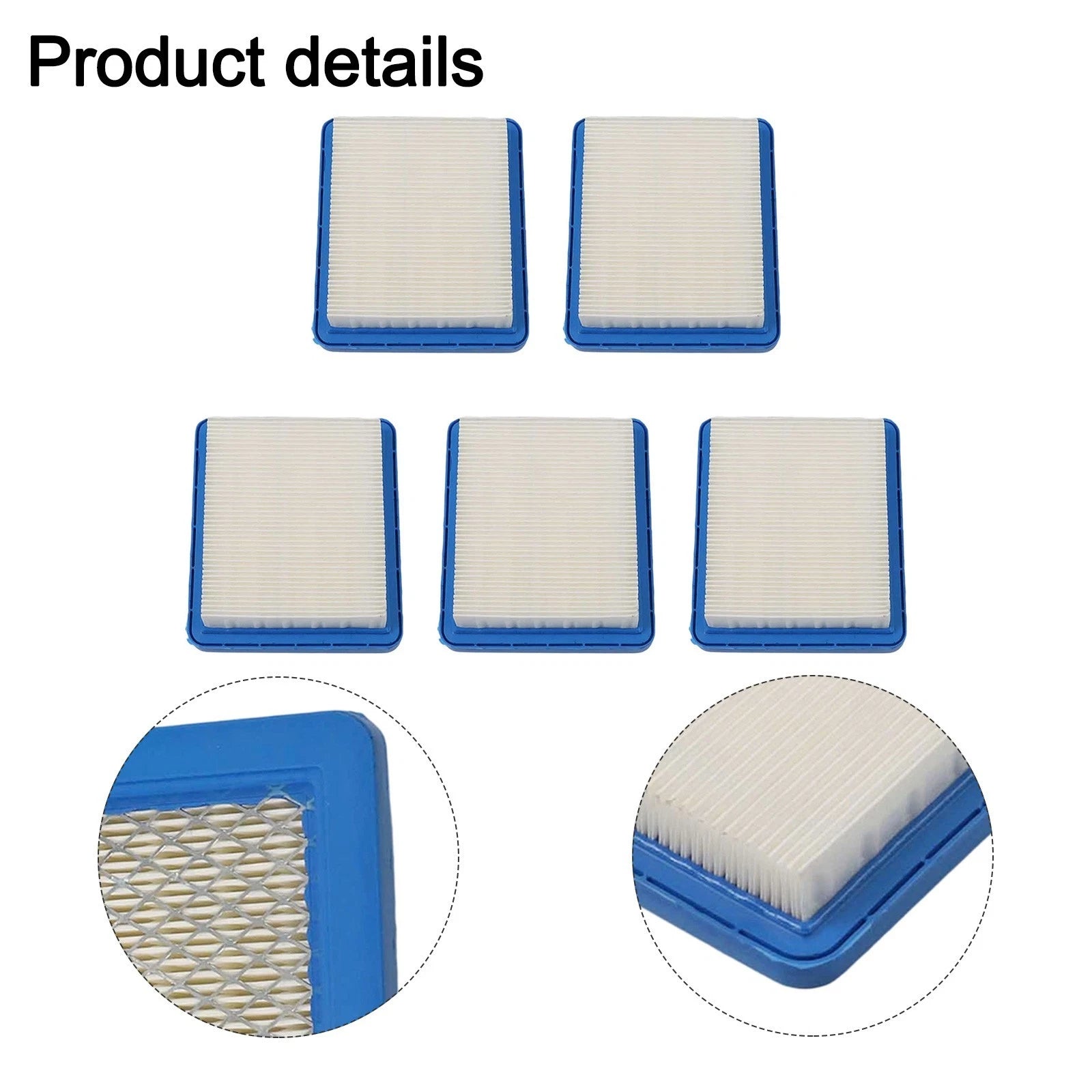5X Air Filters for Honda HRB216 HRB217 HRR216 (Compatible)