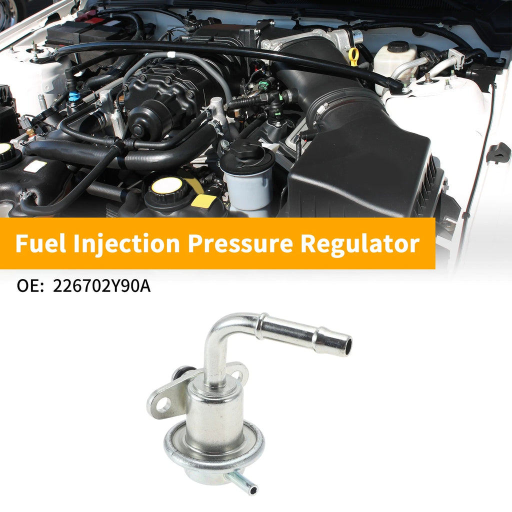 Fuel Pressure Regulator for Nissan Maxima (1999) No. 22670-2Y90A, Metal 20-70 Psi