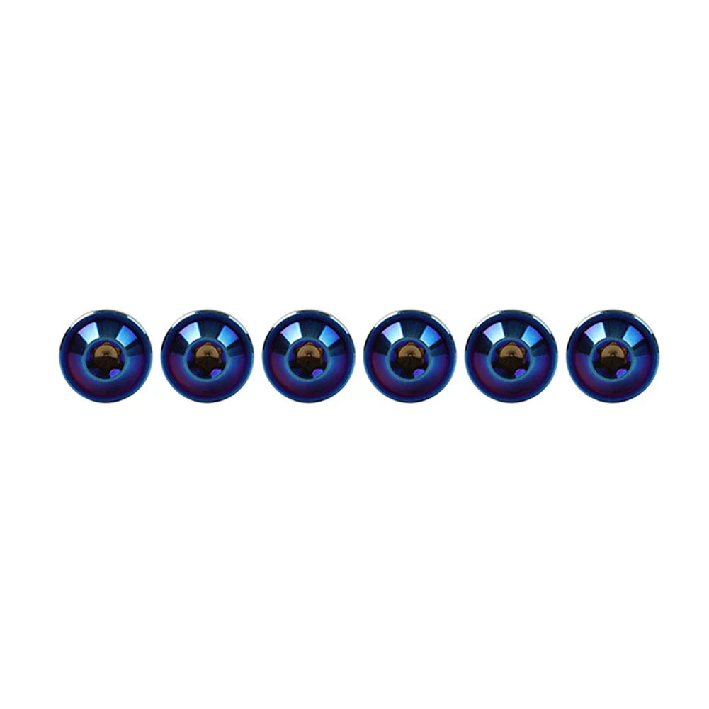 6 x Alloy Bolts Truss Torx Head Screws M6x25mm for Bike Motorcycle